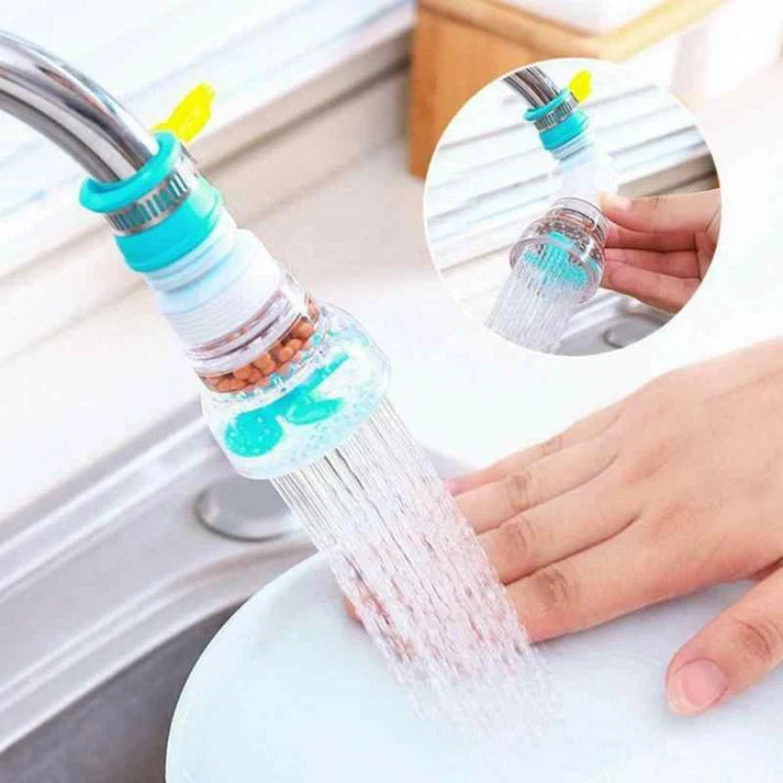 360° Rotating Faucet Extender Splash Filter For Kitchen Sink