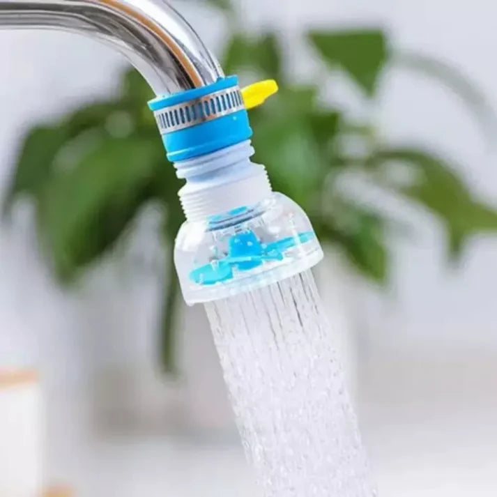 360° Rotating Faucet Extender Splash Filter For Kitchen Sink