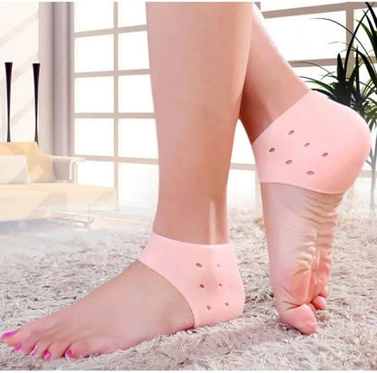 🦶 Silicone Heel Gel Socks – Soft &amp; Comfortable