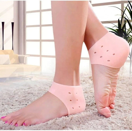 🦶 Silicone Heel Gel Socks – Soft &amp; Comfortable